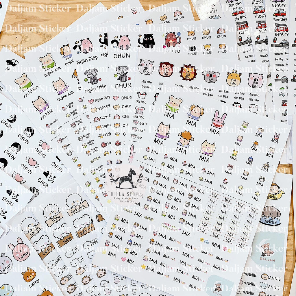 Name Stickers