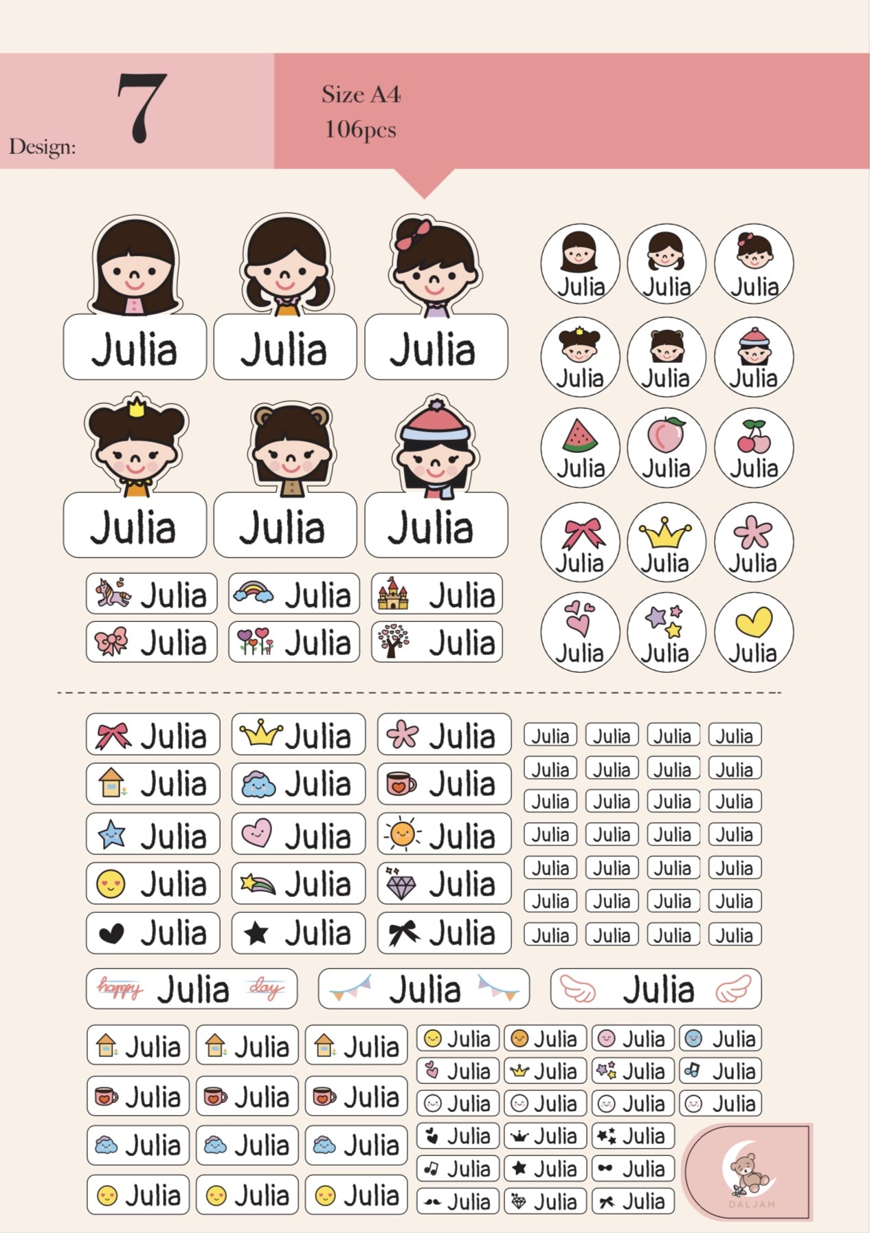 Name Stickers