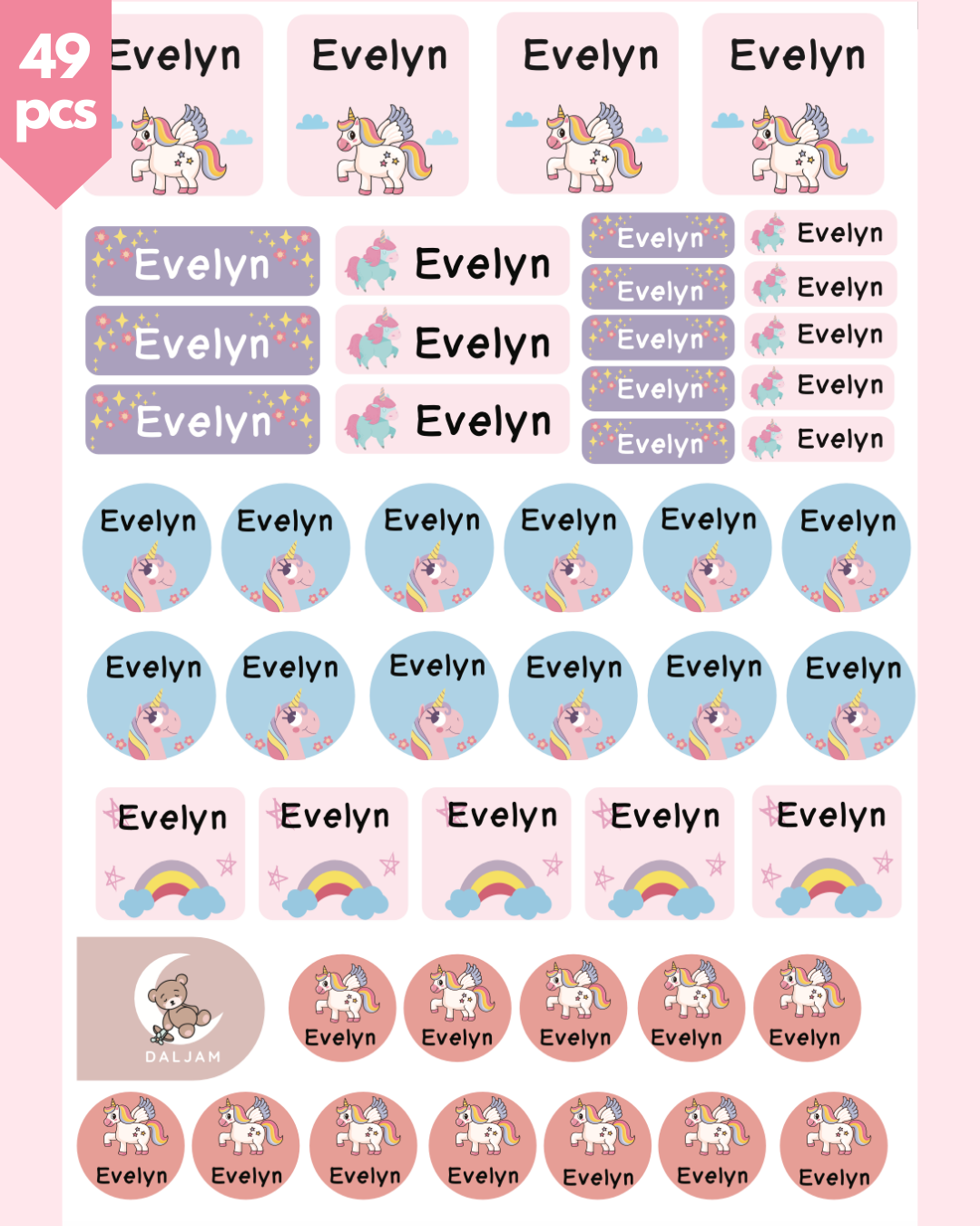 Name Stickers