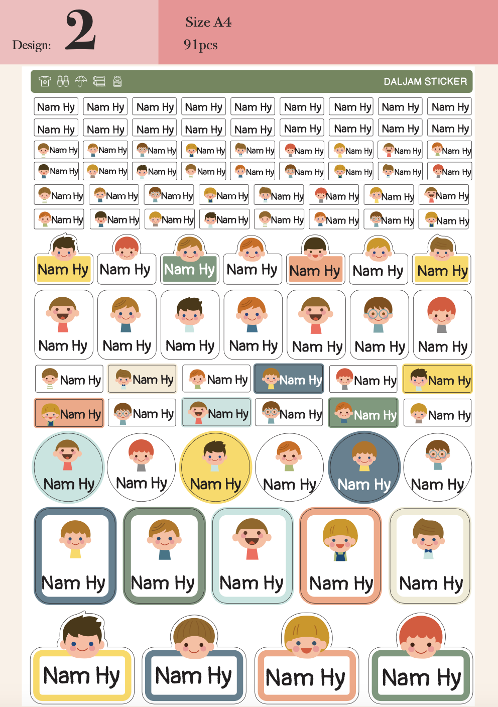 Iron-on Stickers