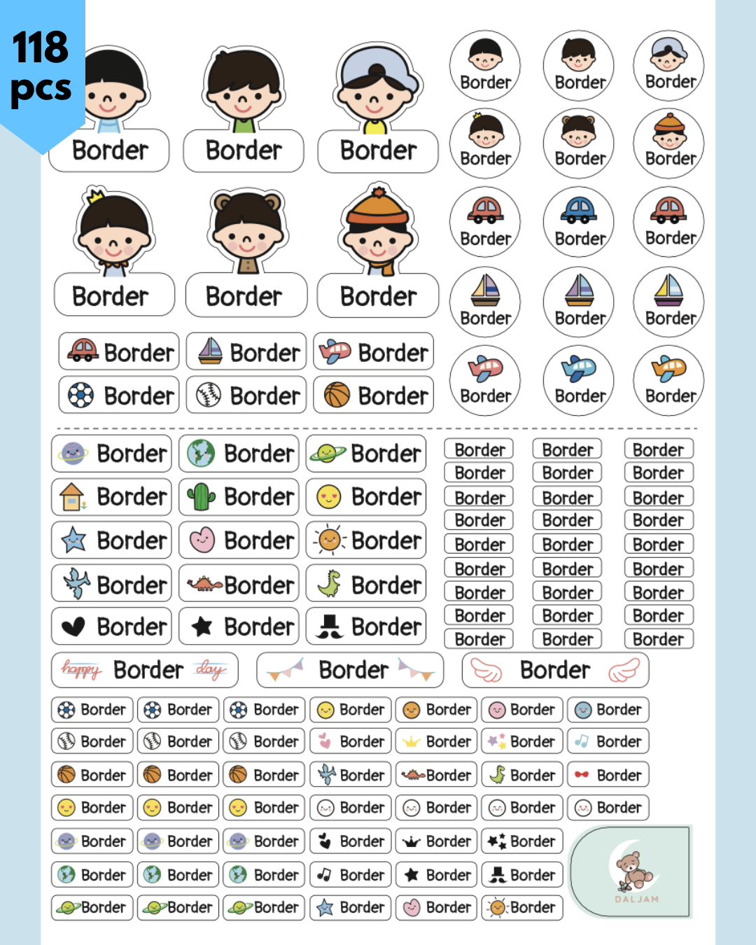 Name Stickers