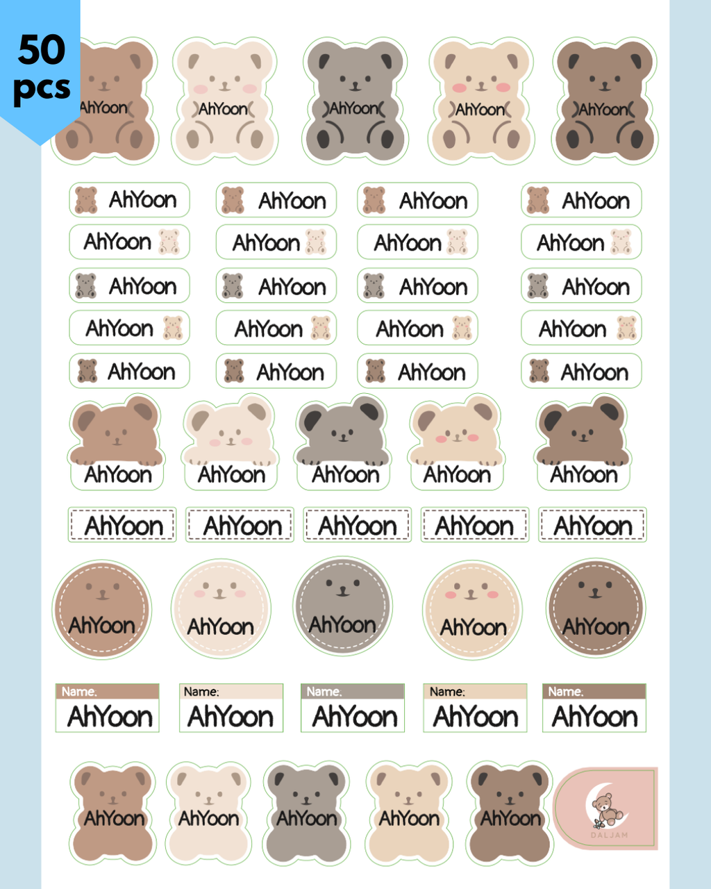Name Stickers