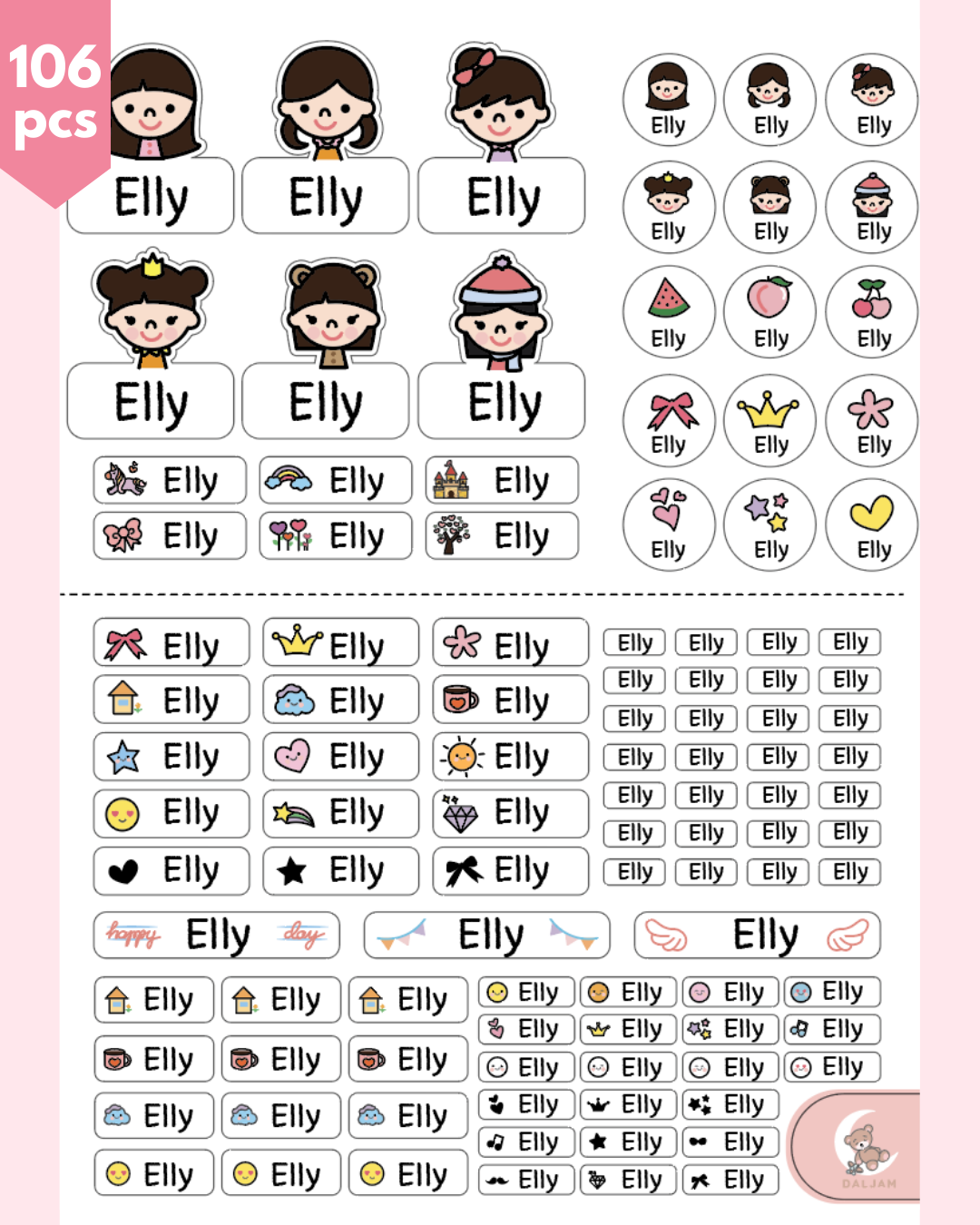 Name Stickers