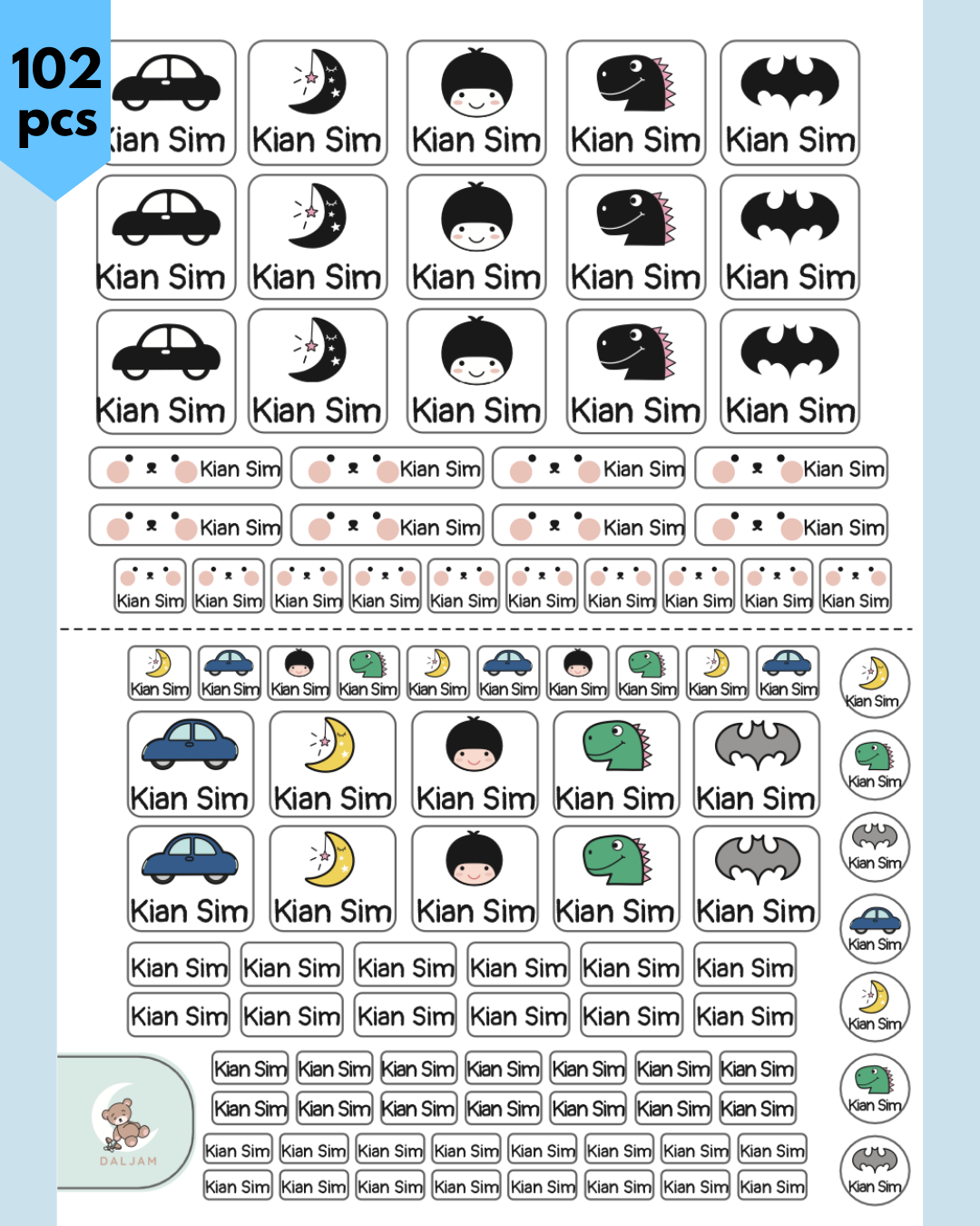 Name Stickers