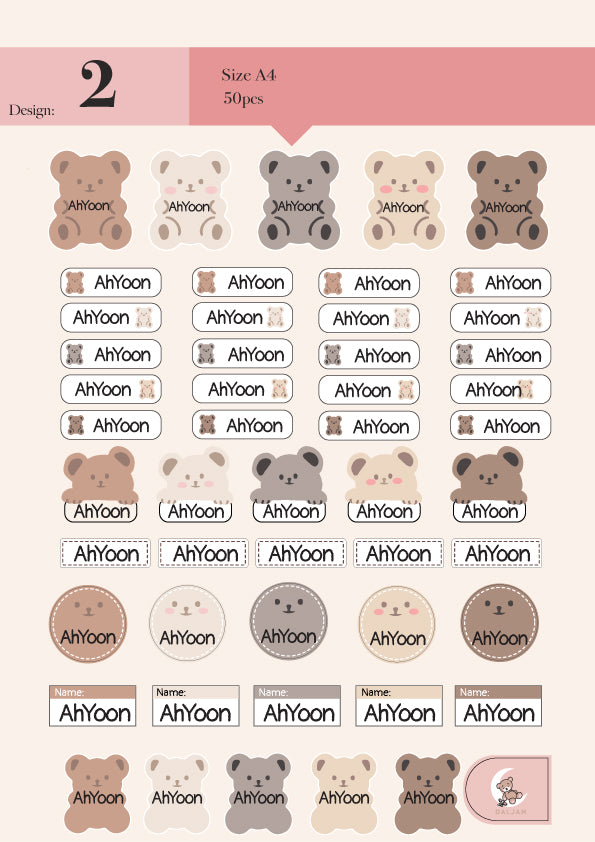 Name Stickers