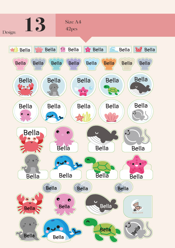 Name Stickers