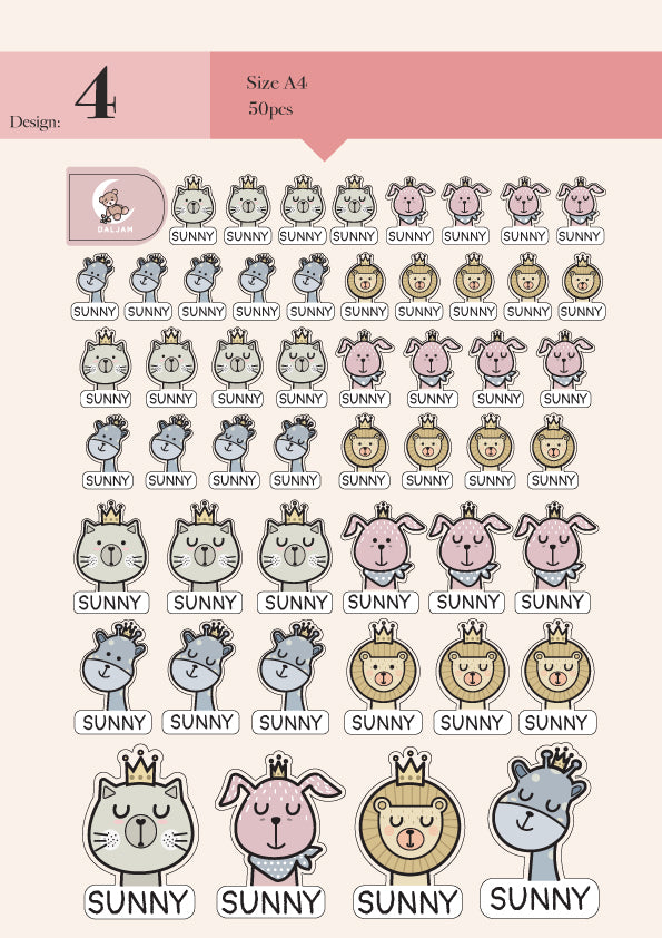 Name Stickers